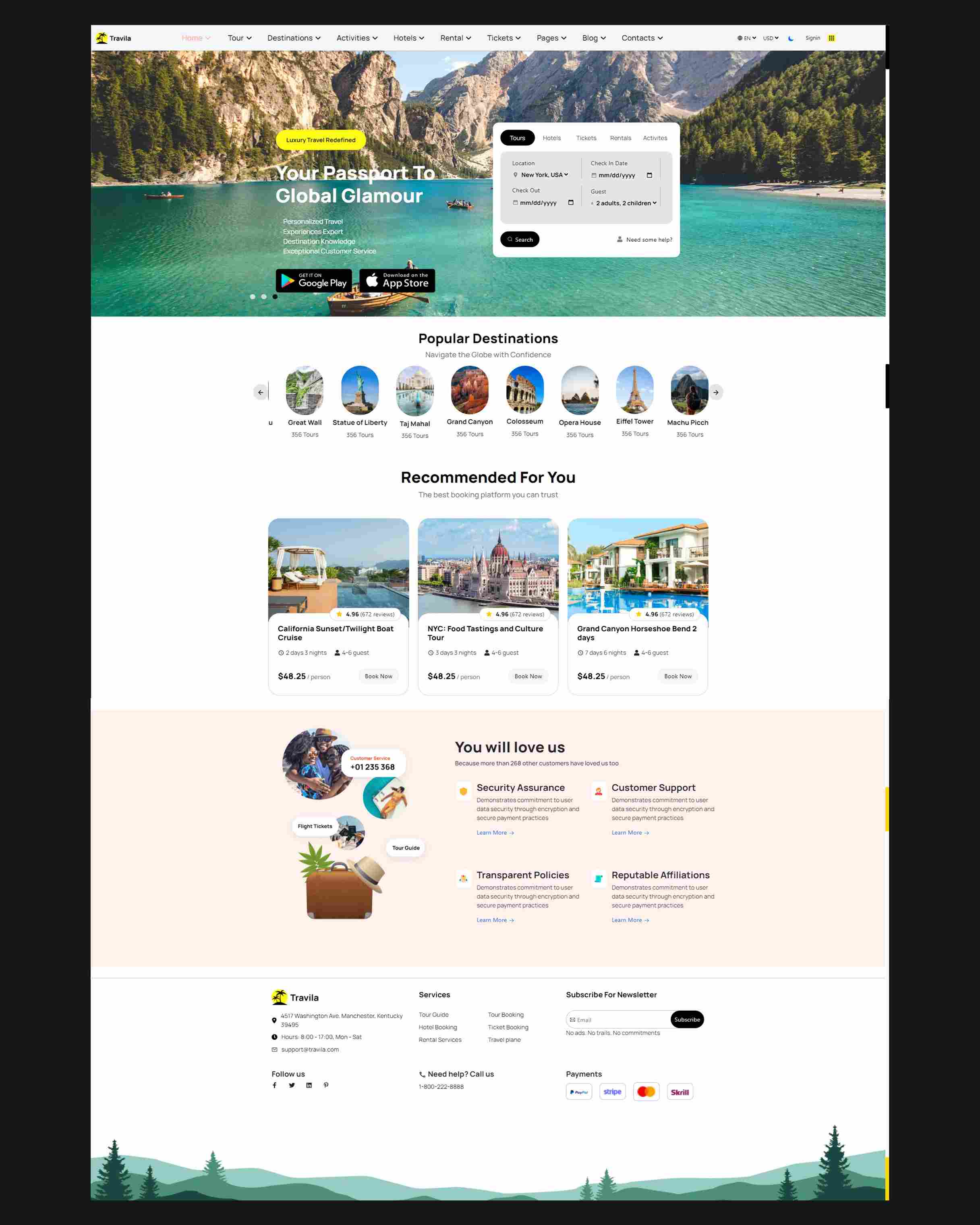 Website Design - HTML, CSS, Bootstrap, JS, React JS